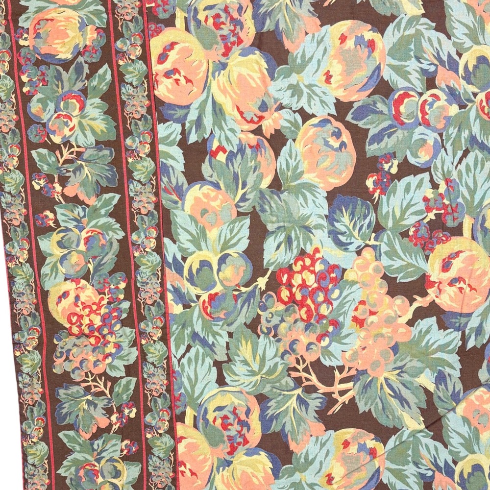 April Cornell Marguerite Tablecloth Square 53" Fruit French Country Cottagecore - Picture 3 of 9